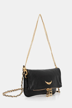 Bolso de piel ZADIG&VOLTAIRE ROCK NANO GRAINED LEATHER