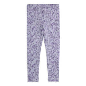 Mini Rodini - Leggings de leopardo de algodón orgánico | Malva