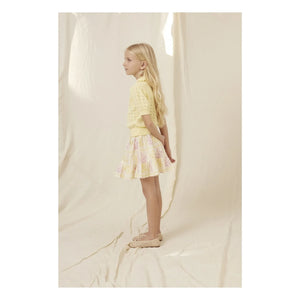 Bebe Organic - Falda Bordada Alba | Amarillo