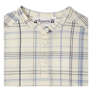 Bonpoint - Camisa de cuadros Cesari | Crudo