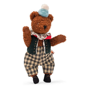 Moulin Roty - Oso de peluche Papa Oso pardo con caja | Marrón