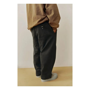 Gray Label - Pantalones negros de algodón orgánico talla grande