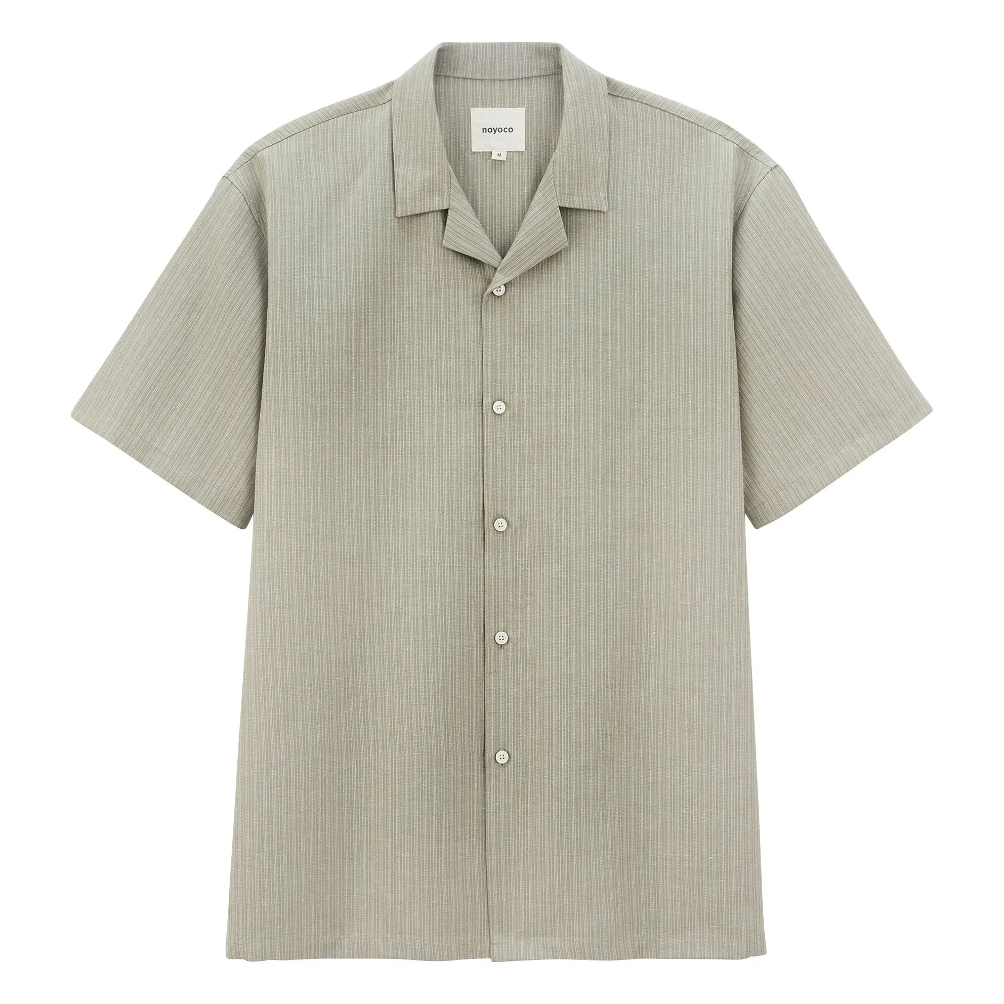 Noyoco - Camisa de algodón Orleans | Beige