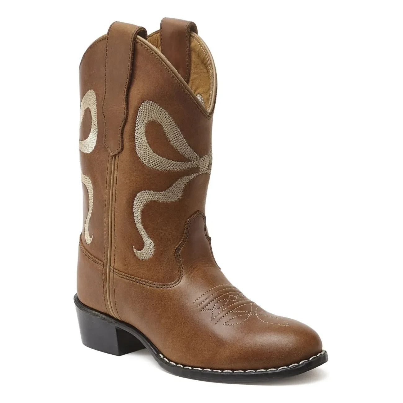 Bootstock - Botines de piel Bow | Marrón