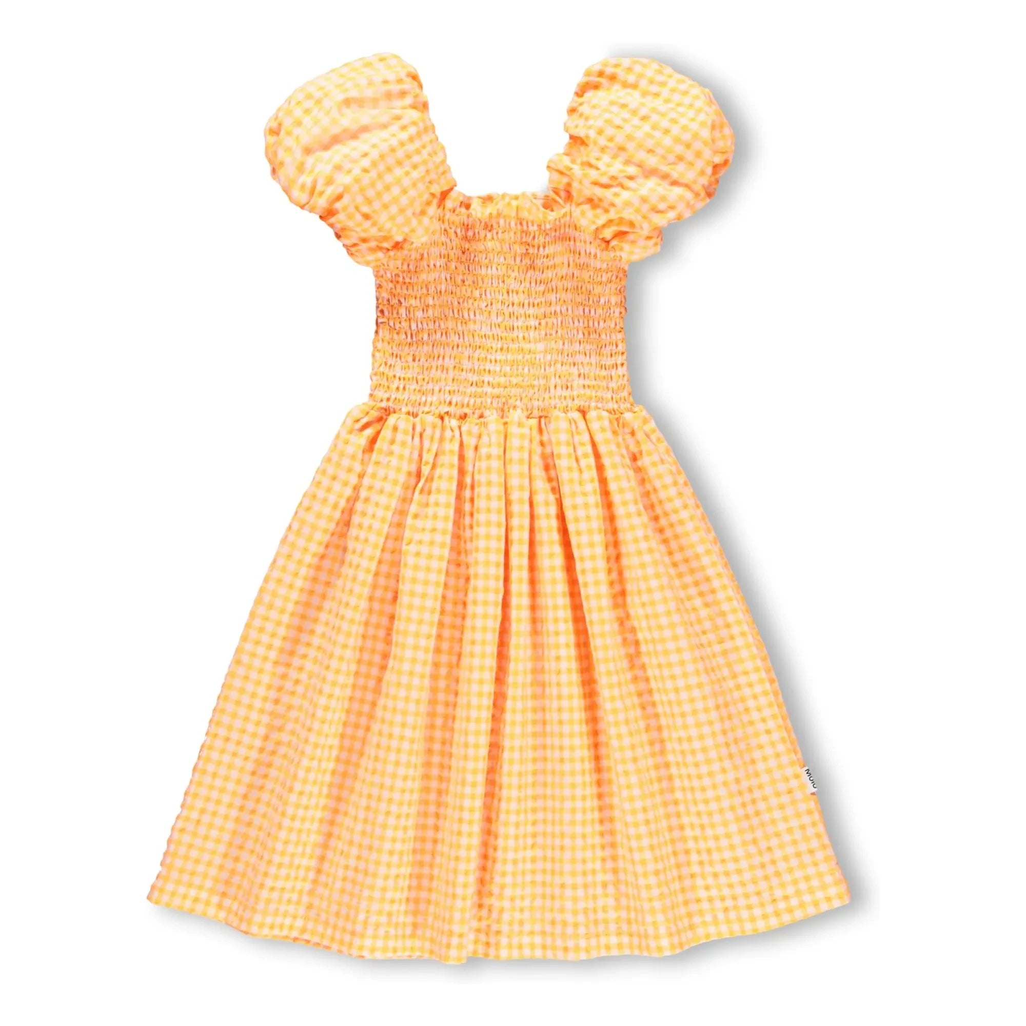Molo - Vestido Vichy Cherisla | Naranja
