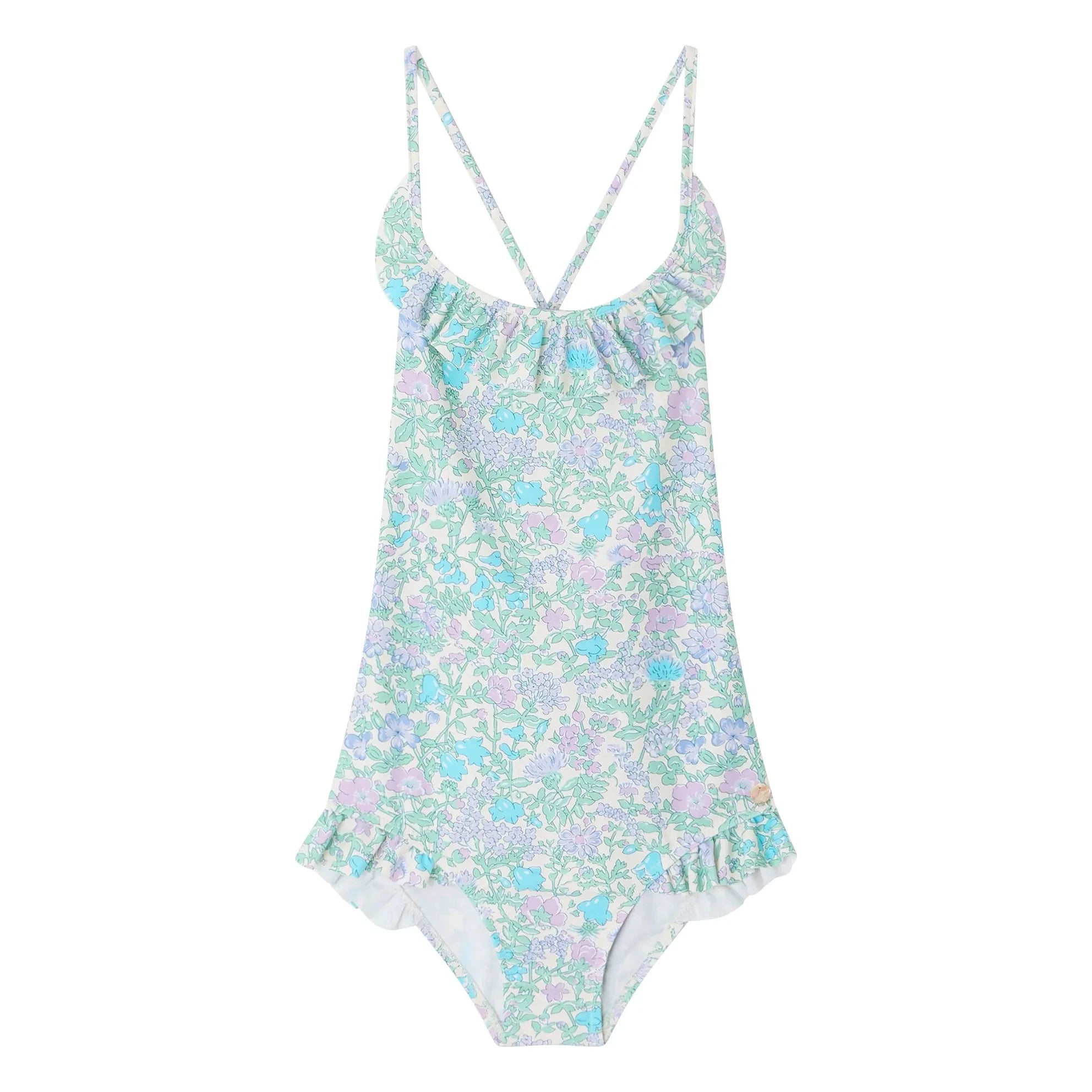 Bonpoint - Bañador Lacy Liberty con Fibras Recicladas | Verde agua