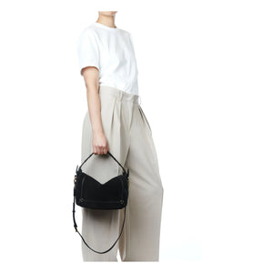 Jérôme Dreyfuss - Bolso de ante Pepito M | Negro