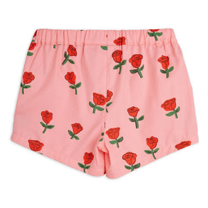 Mini Rodini - Shorts de algodón orgánico rosa | Rosa
