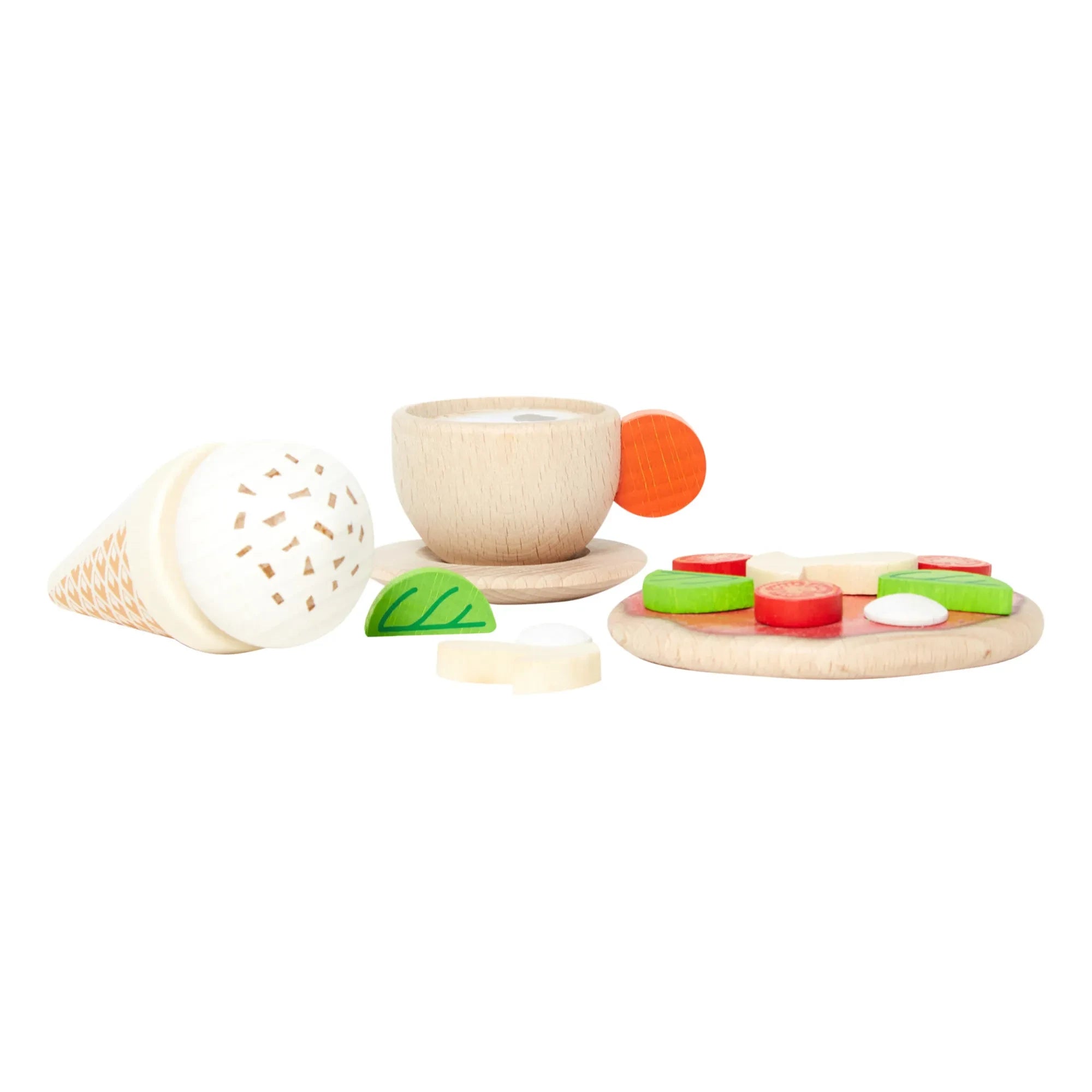 Erzi - Caja de comida italiana - 17 piezas