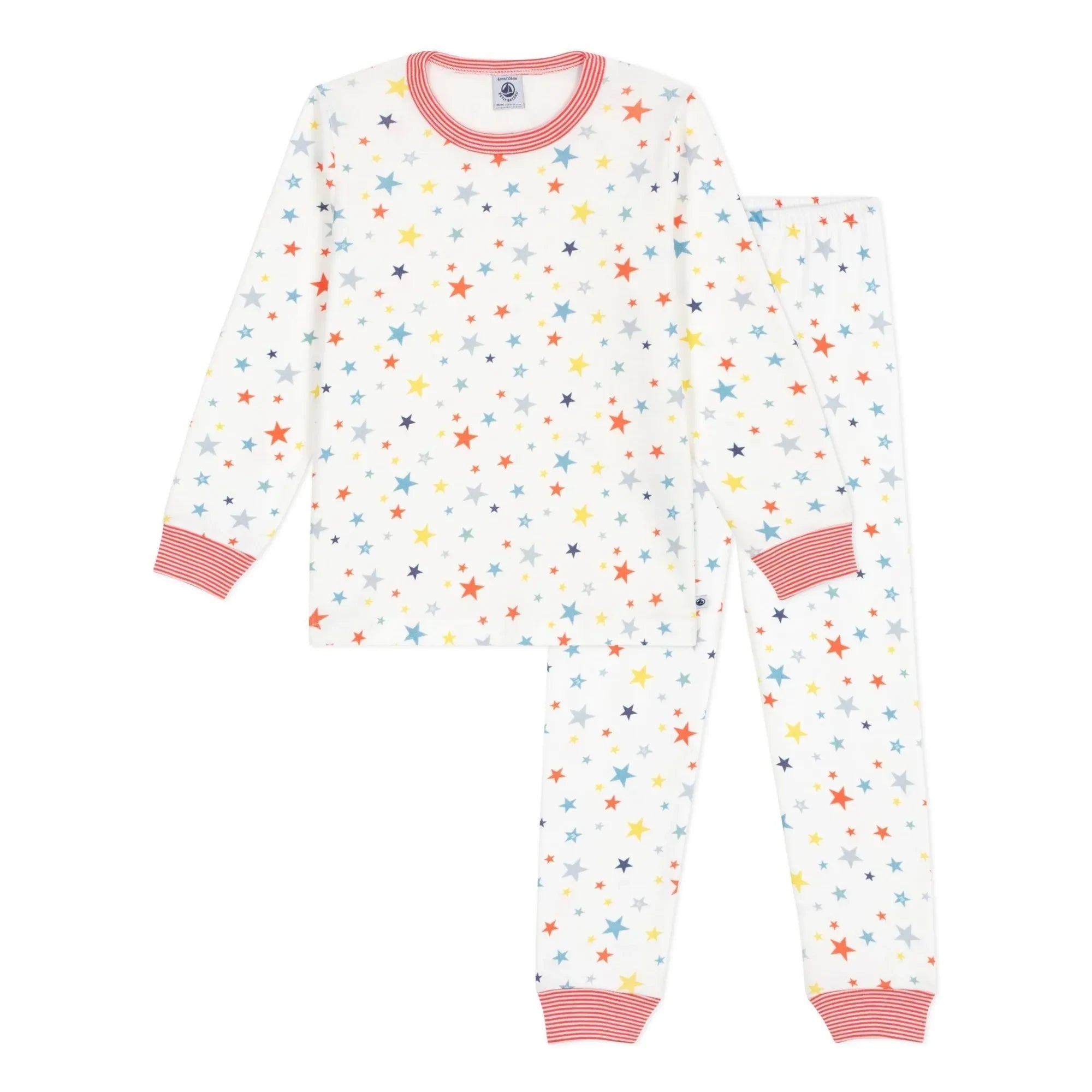 Petit Bateau - Pijama Stars | Blanco