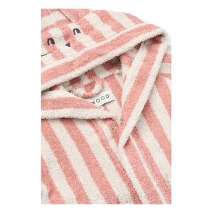 Liewood - Albornoz Lily | Coral rosa/crema