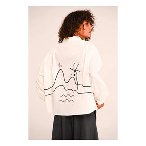 Sacrécoeur - Camisa Ali Casa de Algodón Voile | Negra