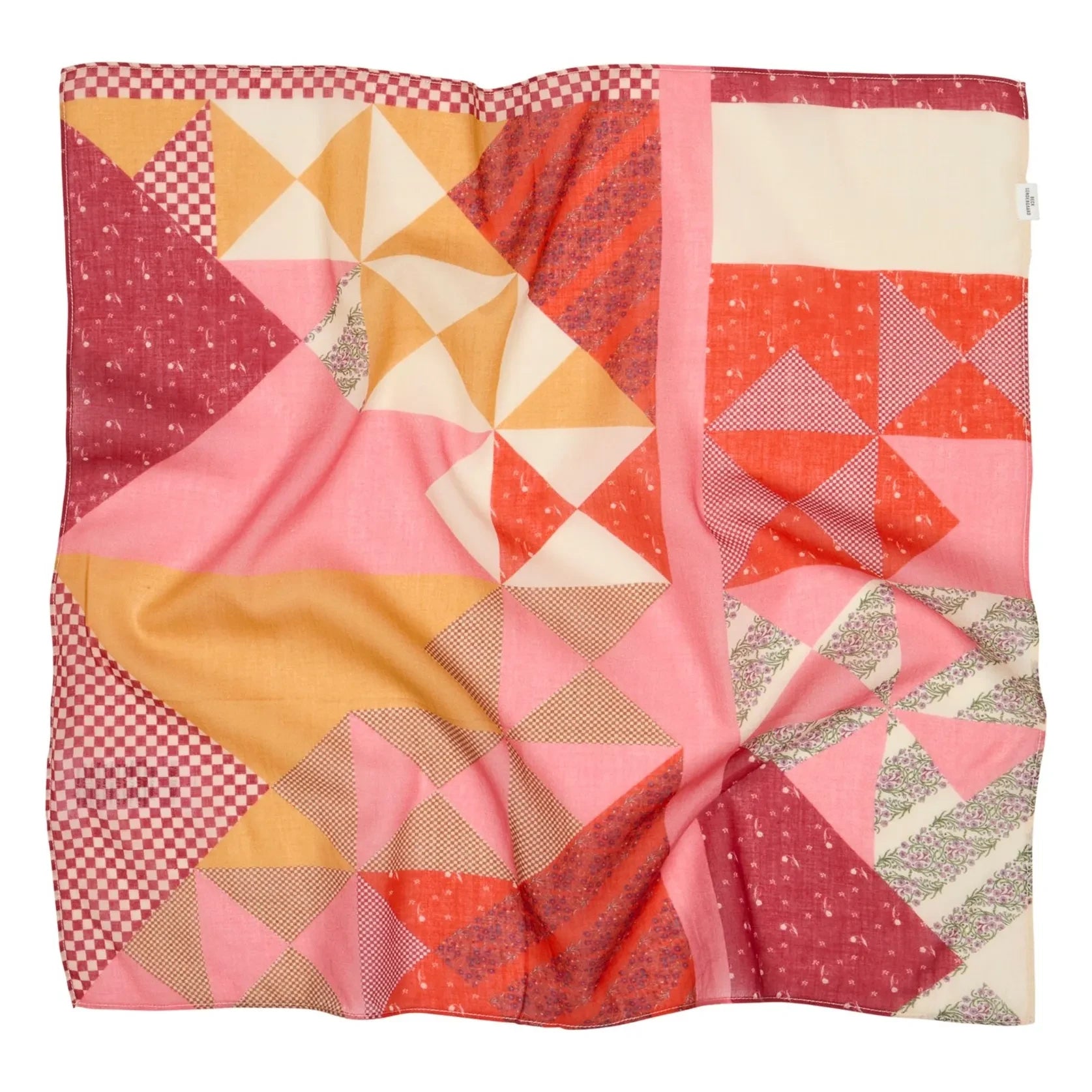 Becksöndergaard - Pañuelo de algodón Quilta | Rosa