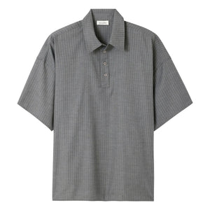 American Vintage - Camiseta de tirantes a rayas | Gris jaspeado