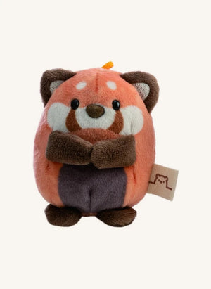 Nici - Panda de Peluche Rojo Akai y Disfraz de Fideos | Naranja