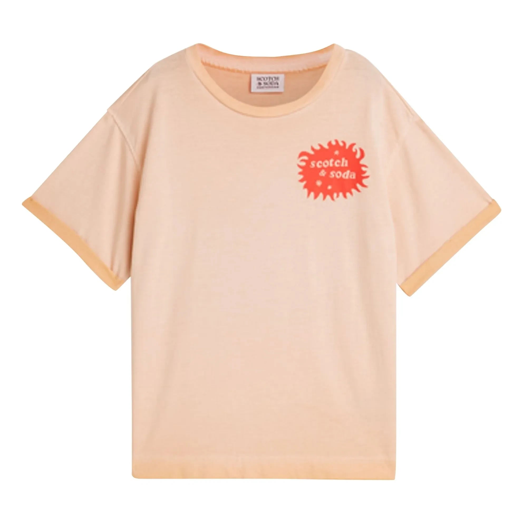 Scotch & Soda - Camiseta con logo Artworks | Coral