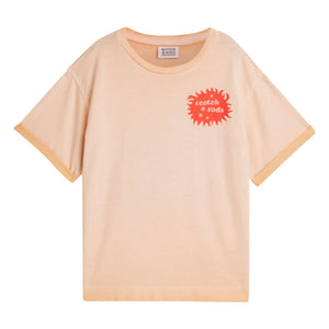 Scotch & Soda - Camiseta con logo Artworks | Coral