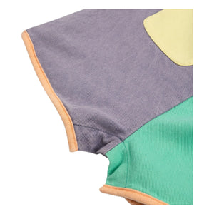 Bobo Choses - Mono de fibra reciclada con bloques de color | Lavanda