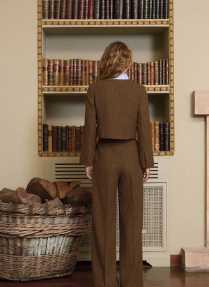 Maria de la Orden - Chaqueta de Tweed Joséphine | Beige marrón
