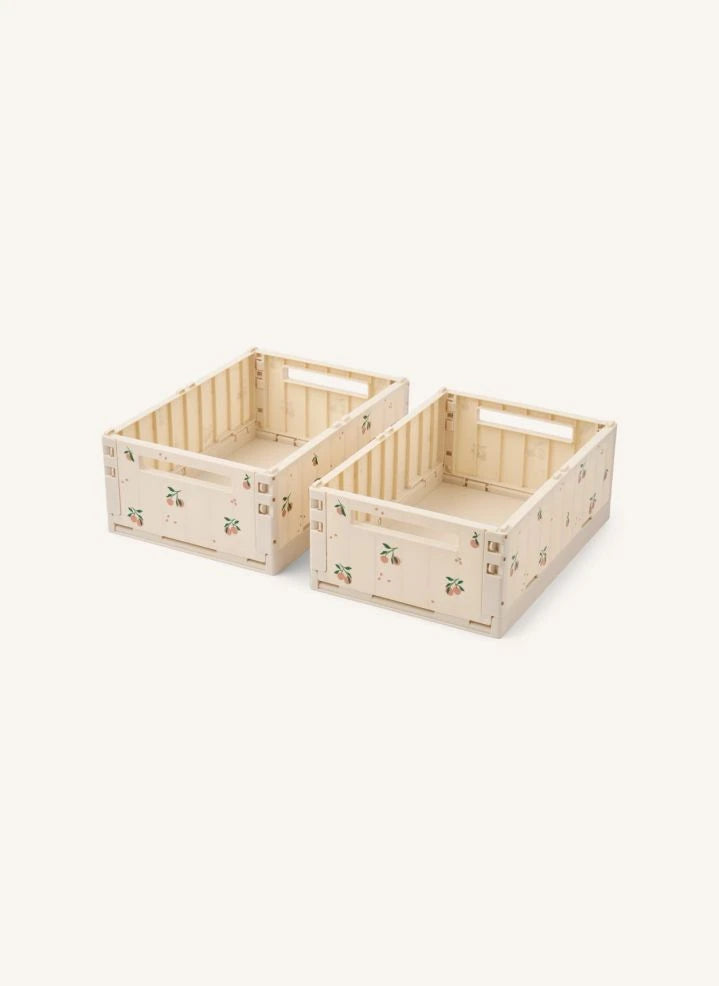 Liewood - Caja Plegable Weston - Set de 2 | Melocotón/Concha Marina