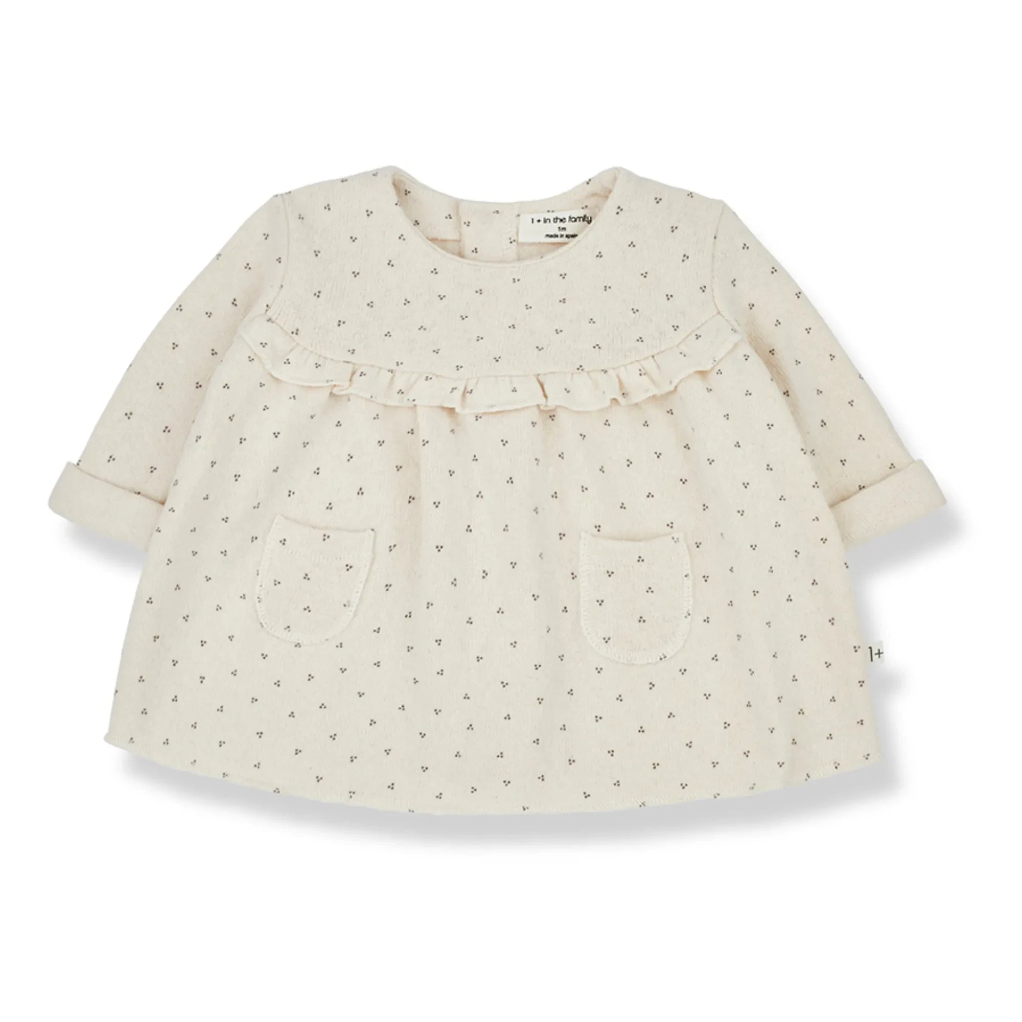 1+ en la familia - Vestido de material reciclado Elke | Crudo