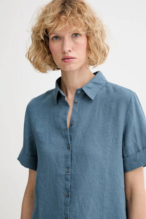 Camisa de safari de lino para mujer Marc O'Polo