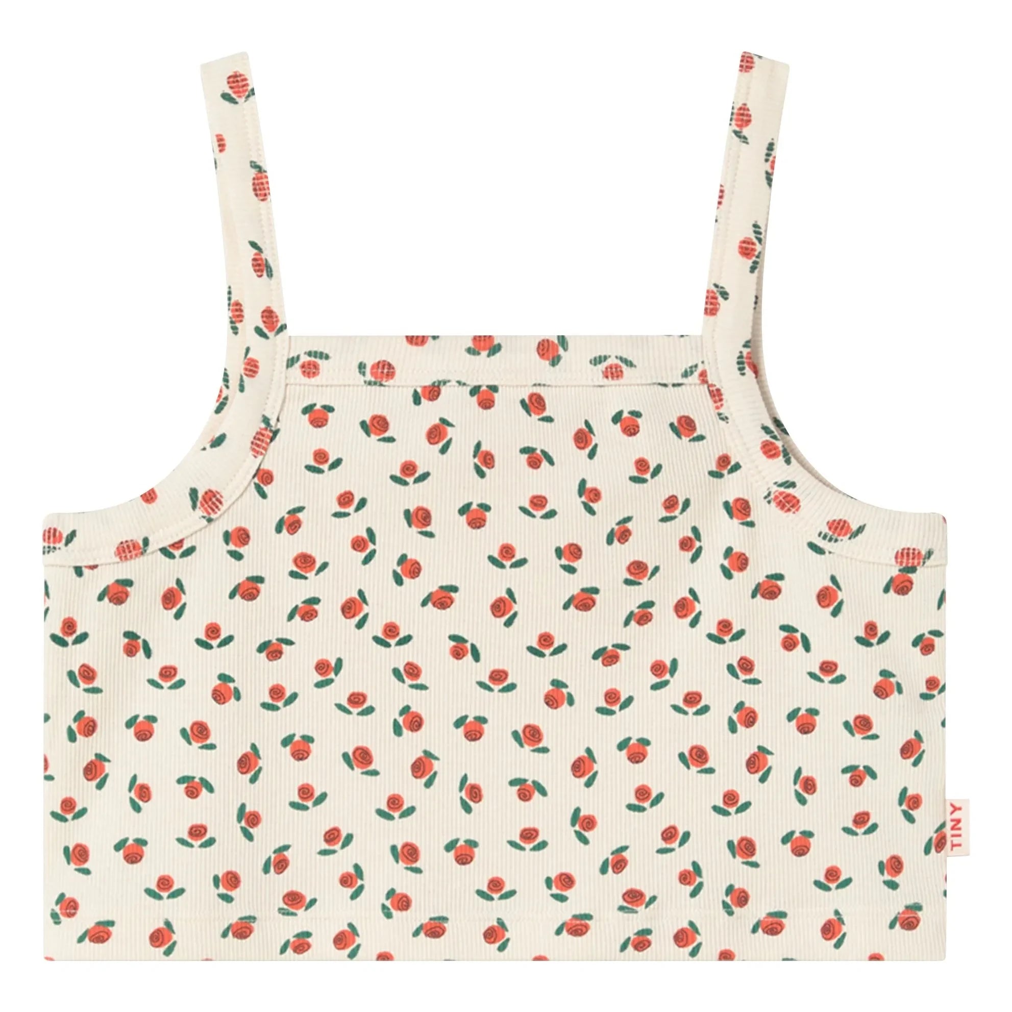 Tinycottons - Camiseta con estampado de rosas y algodón orgánico | Blanca