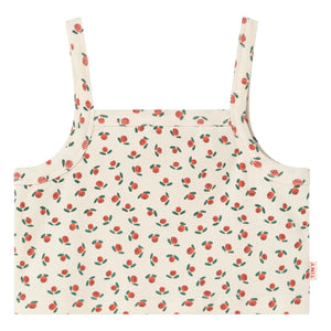 Tinycottons - Camiseta con estampado de rosas y algodón orgánico | Blanca