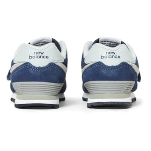 New Balance - Zapatillas deportivas 574 con cierre de velcro | Azul marino