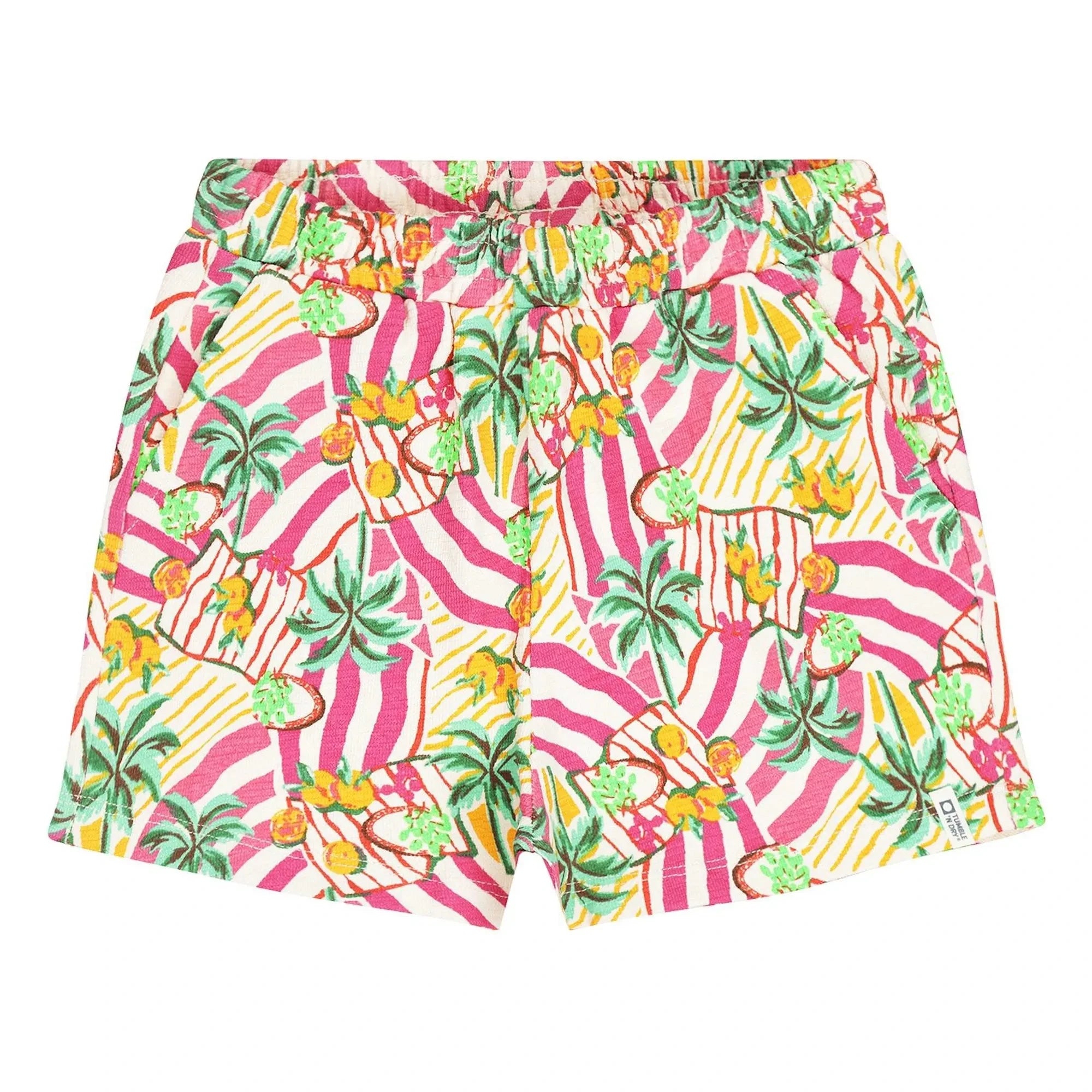 Tumble N'Dry - Pantalón corto Amazonas Palm Algodón Orgánico | Rosa