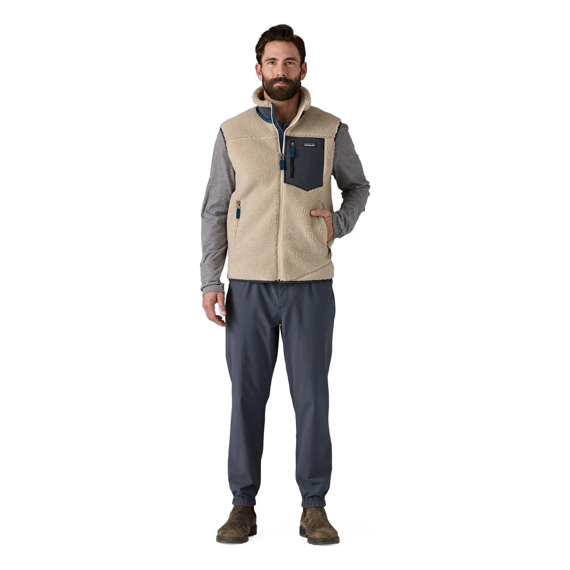 Patagonia - Polar Clásico Retro-X Fibras Recicladas | Crudo