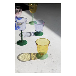 &Klevering - Vasos de lunares - Juego de 2 | Rosa