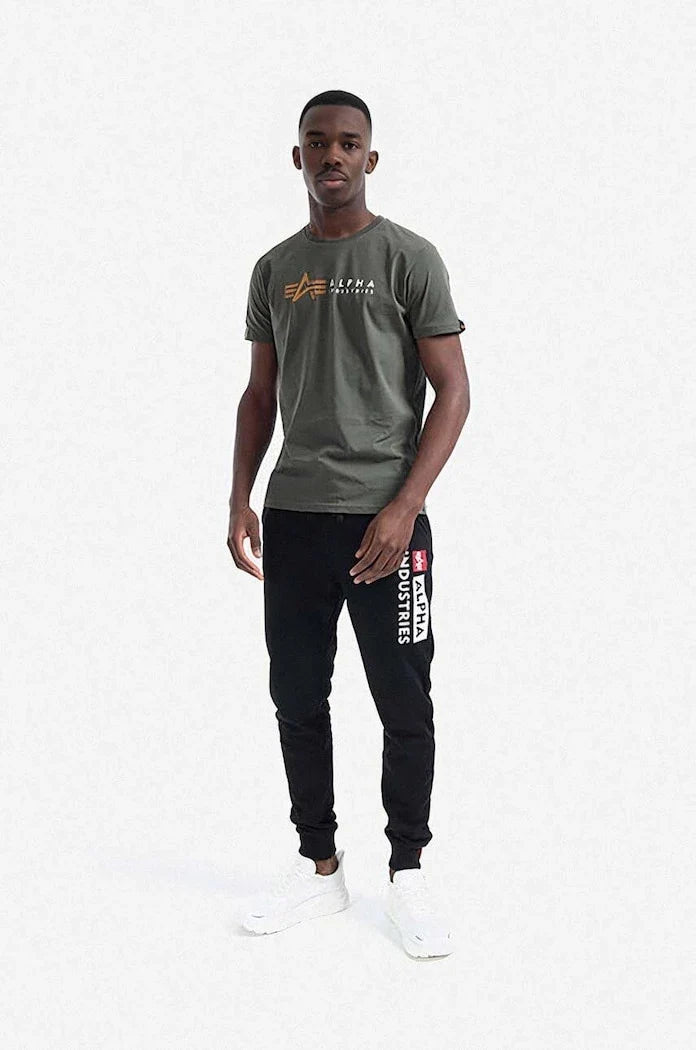 Camiseta de algodón con etiqueta de Alpha Industries