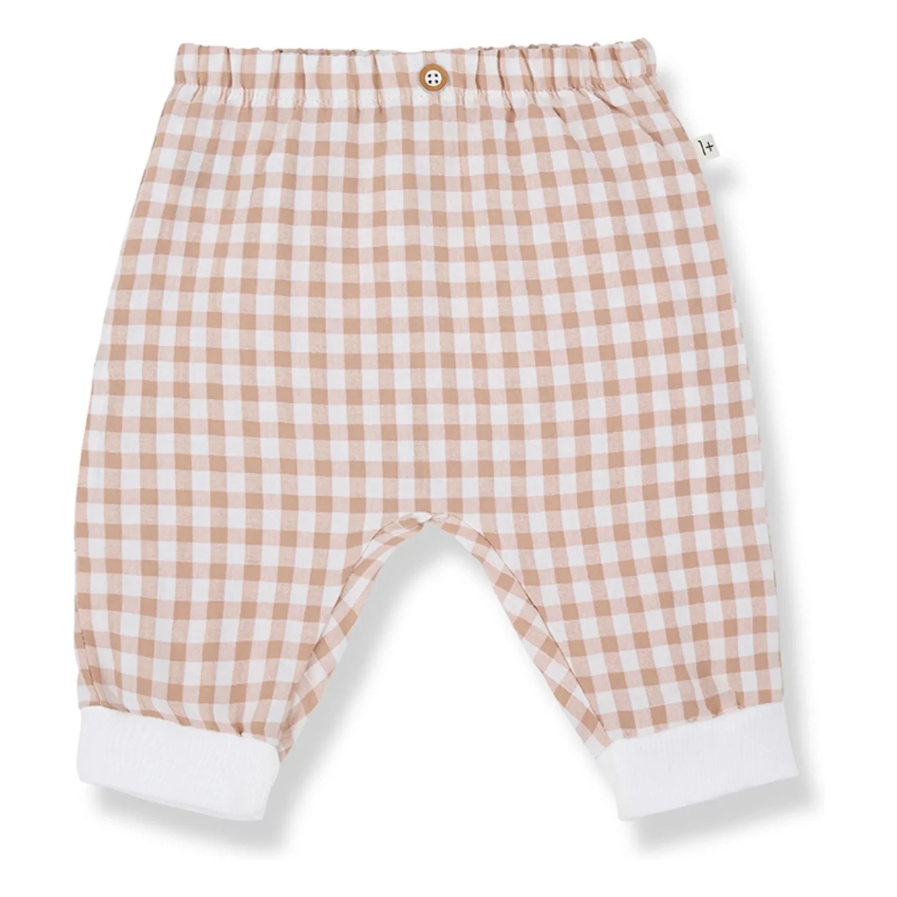 1+ in the family - Pantalones Karpathos Vichy Seersucker | Topo oscuro