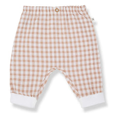 1+ in the family - Pantalones Karpathos Vichy Seersucker | Topo oscuro
