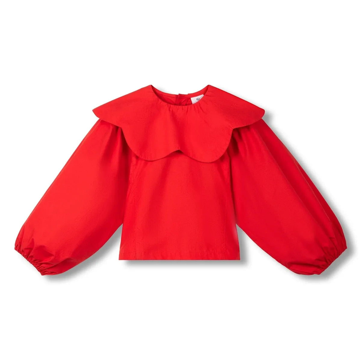Wynken - Cuello de blusa rojo