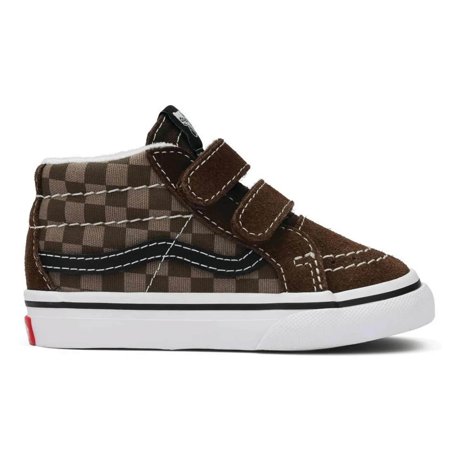 Vans - Zapatillas Scratch SK8-Mid Reissue V Tonal Check | Marrón