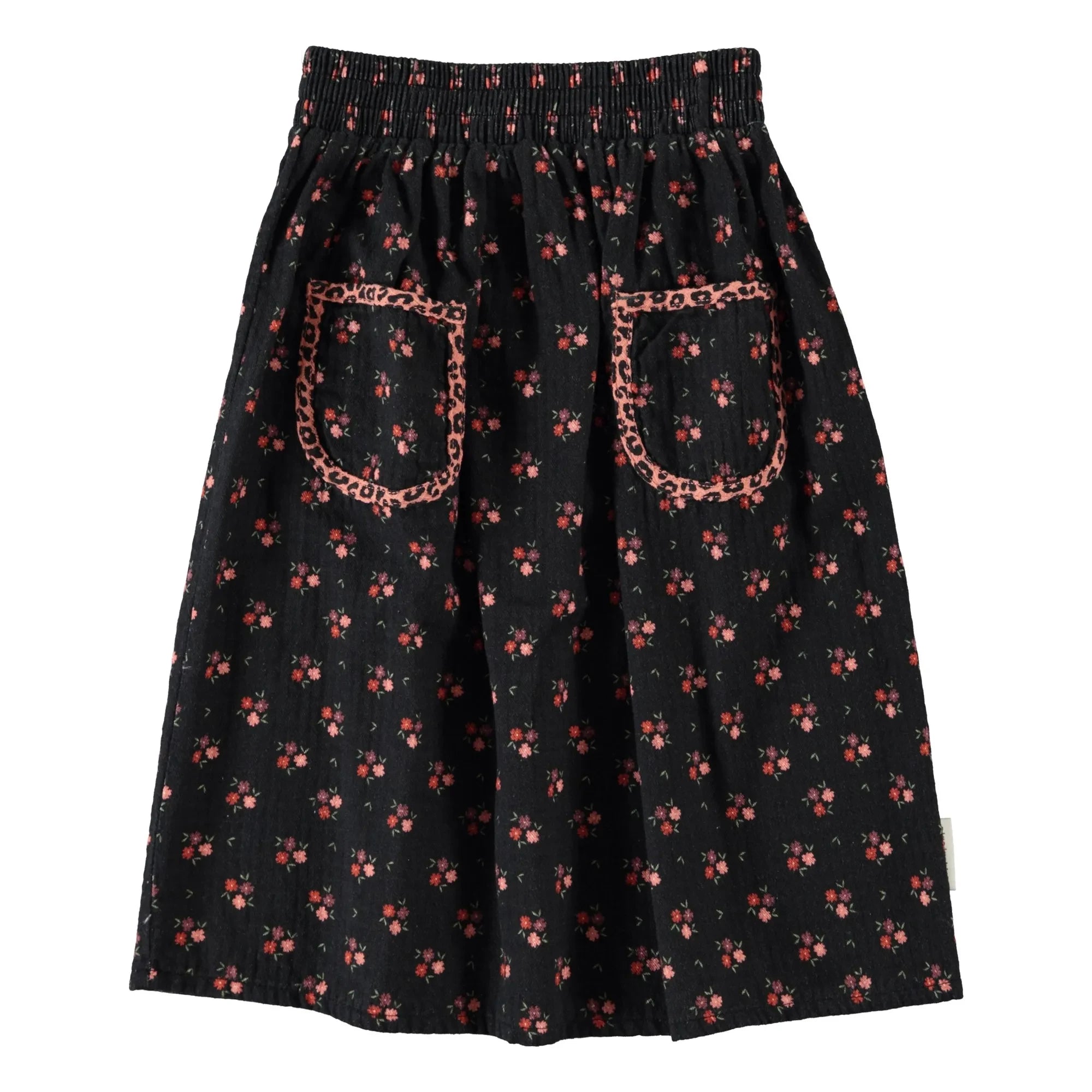 Piupiuchick - Falda con Estampado Floral | Negro