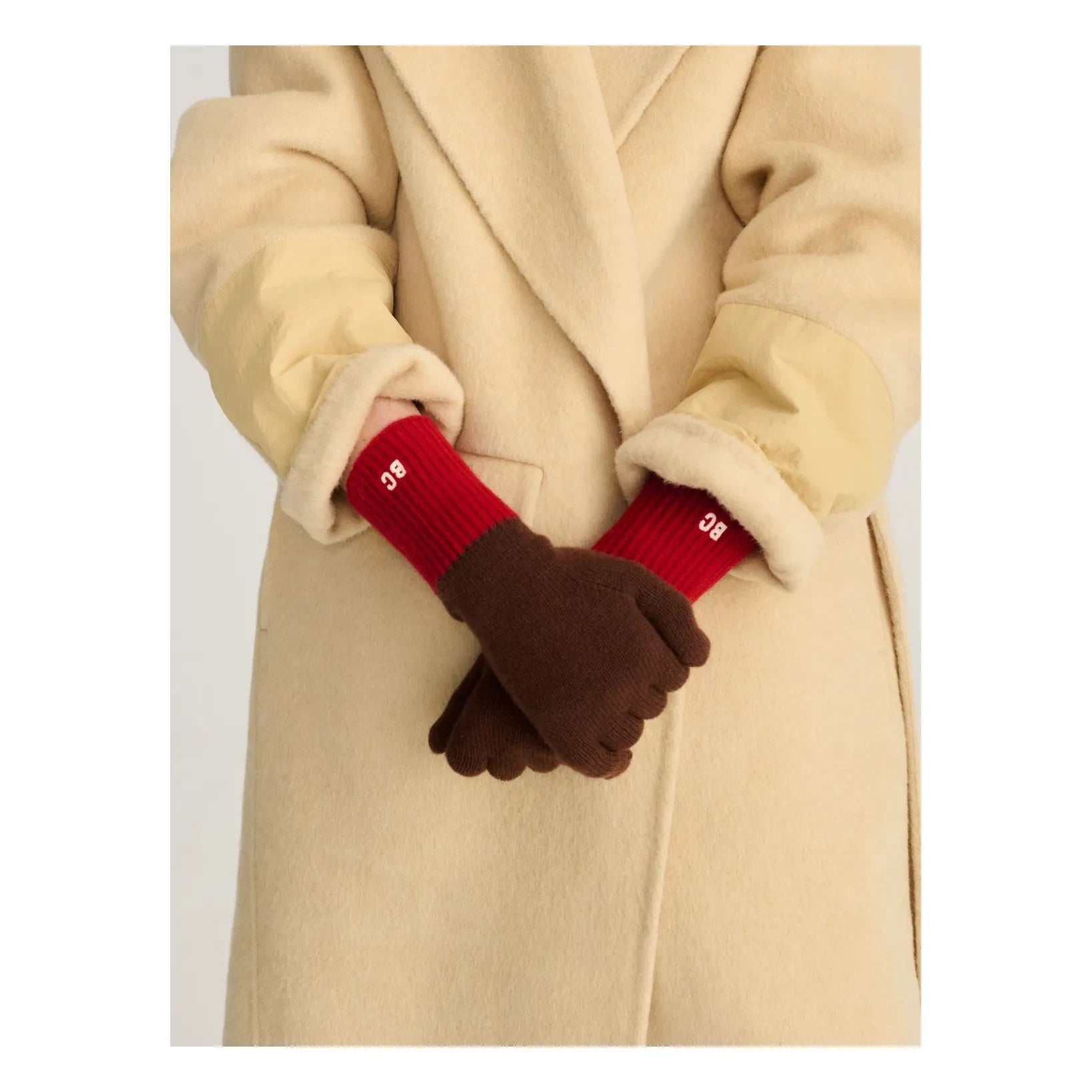 Bobo Choses - Guantes de lana merina reciclada | Marrón