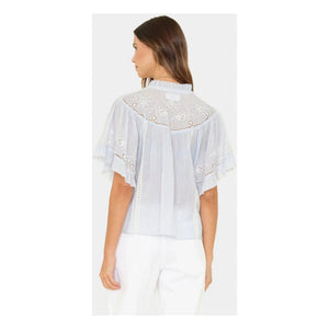 Xirena - Blusa Maé Pamuk | Azul claro
