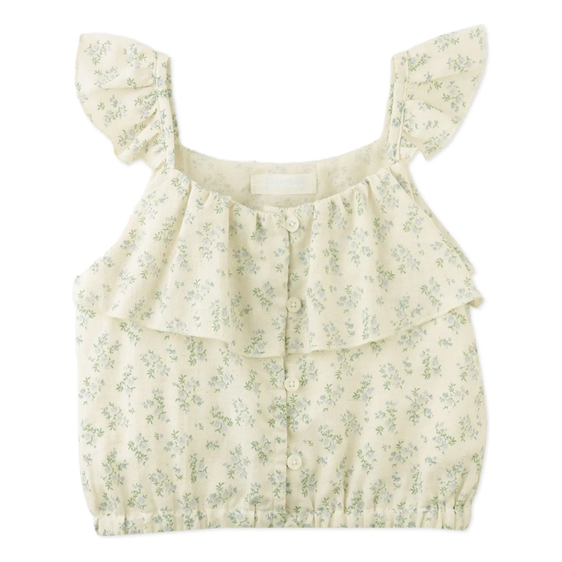 Gingersnaps - Conjunto de top y falda de flores Ambessa | Crudo