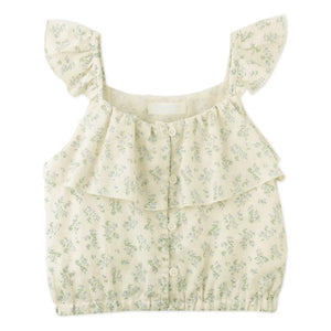 Gingersnaps - Conjunto de top y falda de flores Ambessa | Crudo