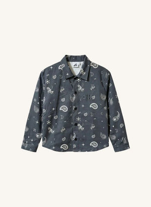 Cos I Said So - Gri Paisley Overshirt