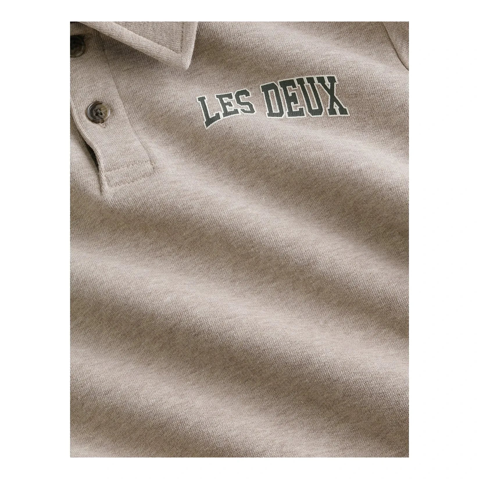 Les Deux - Sudadera tipo polo de rugby 100 % algodón orgánico | Arena