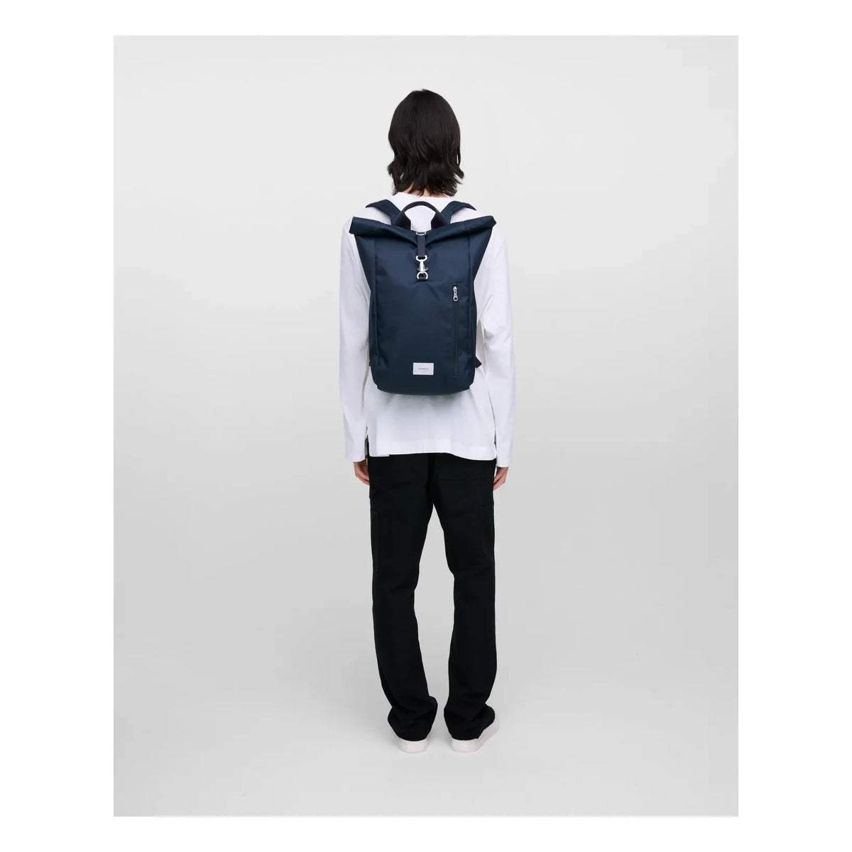 Sandqvist - GROUND L Mochila enrollable | Azul marino