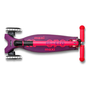Patinete Micro - Maxi Plegable Neón LED | Rosa