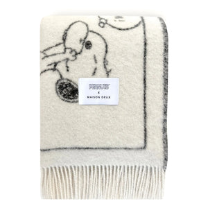 Maison Deux - Bufanda Peanuts | Negro