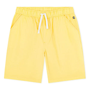 Petit Bateau - Bermudas lisas de lino | Amarillo