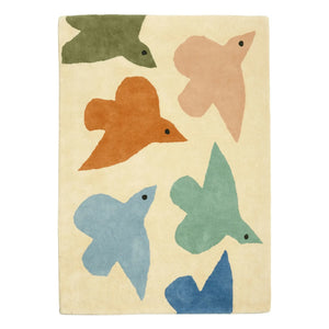 Bleuu-studio - Alfombra Pájaro | Azul