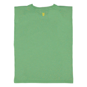 Sisters Department - Camiseta Alicia de Algodón con Hombreras | Verde